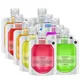 45/95/195g Rainbow Fruit Lip Gloss 10-color Transparent Base Oil Self-supporting Bag DIY