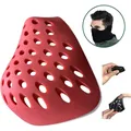 1 Pcs Black Red Silicone Mask Cover Mouth Masks Faceshell Cosplay Props Cycling Outdoor Sport Mini