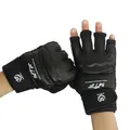 High Quality Kick Boxing Gloves MMA Gloves Muay Thai Training Boxer Fight Equipment Half Mitts PU