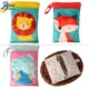 Babyshow 2pcs Baby Diaper Bag Cartoon Print Nappy Bag Waterproof Wet Dry Handbag Stroller Carry Pack