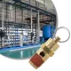 Air Compressor Safety Relief Valve 1/4" Male NPT Threaded Inlet Connection 125 PSI Pressure Valve