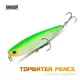 Kingdom Topwater Surface Pencil Fishing Lure 60mm 5.6g 90mm 11g Treble Hooks Z-Claw Artificial