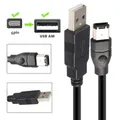 Standard Copper Wire IEEE400 1394 Firewire USB AM To 6P Cable USB To 1394 Sound Card Connection