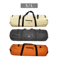 Camping Tent Storage Bag Duffel Waterproof Case Picnic Outdoor Fishing Orange 90cmx30cm L