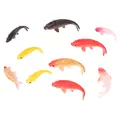 5pcs Dollhouse Miniature Model Fish Carp Simulation Animals For Kids Toys DIY Decorative Goldfish