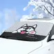 Car snow shield sunshade winter window shield frost and antifreeze cover front windshield cover snow