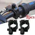 2 pz 22mm Manubrio 10mm 8mm Filettatura Universale Moto Specchio Montaggio Morsetto Specchietto retrovisore Adattatore Supporto Morsetto Nero Base