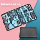 10/36 Pcs New Professional Manicure Set Pedicure Grooming Kit Perfect forAt-Home and Professional