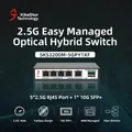 XikeStor 6-Port 2.5G Simple L2 Switch Web Managed 5 Ports 2.5g RJ45 and 10gbe SFP+ Slots Network