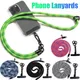 Multifuctional Adjustable Neck Straps with Phone Patches Universal Anti-lost Anti-fall Cell Phone