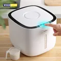 WIKHOSTAR 5/10KG cucina Nano secchio contenitore per la conservazione del riso a prova di insetti a