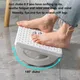 Portability Foot Rest Under Desk Footrest Ergonomic Foot Stool with Massage Rollers Foot Rest for