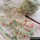 Garden Series Hand Mixed Knitting Yarn 50g Green Flower Thread Handmade Crochet Stick Needle Woven
