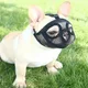 Pet Dog Muzzles Adjustable French Bulldog Muzzle Dog Mouth Mask Breathable Muzzle For Anti Stop