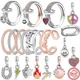 New 925 Silver Rings Styling Two-ring Connector Links Mini Charms Fit Original Pandora Me Rings