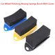 Car Wheel Polishing Waxing Sponge Brush With Cover ABS Washing Cleaning Tire Contour Dressing