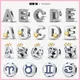 2023 New in Hot Sale Various Styles Of 26 English Letter Beads Fits Pandora 925 Original Bracelet