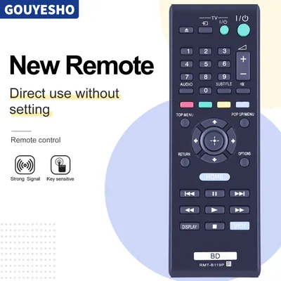 New For Sony BLU-RAY Remote Control RMT-B119P BDP-S5200 BDP-S4100 BDP-S190 BDP-S5100 BDP-S490 BDP-S590 Remote controller