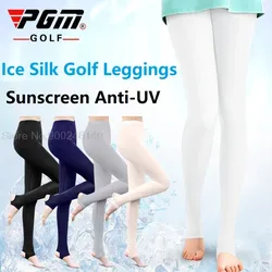 PGM 10 Color High Elasticity Socks Women Golf Clothes Sunscreen ice silk Female Leggings Pants