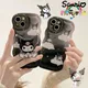 Sanrio Kuromi Stand Phone Case for IPhone 14 13 12 11 Pro Max Xr Case Anti-drop Soft Silicone Cover