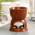 1PC Mini Ceramic Chocolate Fondue Mug Ice Cream Bowl Chocolate Butter Cheese Warmer Pot Home Hot Pot