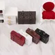 1:12 Scale Doll Leather Luggage Miniature Portable Trunk Mini Suitcase Vintage Wood Box Dolls