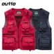 Tactical Vest Men Multi-pocket Breathable Solid Color Vest Outdoor Climbing Camping Hiking Fishing