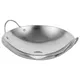 Frying Cooking Pot 8 Inch Stainless Steel Stock Pot Stir Fry Pan Stewpot Skillet Round Bottom