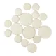 17Pcs/Set Clarinet Pads Cork Cushion Durable Leather Pad Clarinet Button Pad Replacement Woodwind