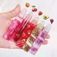 Moisturizing Transparent Lip Oil Fruit Lip Gloss Reducing Lip Lines Nourishes Lips Waterproof