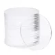 10/20pcs Round Clear Acrylic Sheet Transparent Plexi Plate/Glass Cake Topper Design Blank Acrylic