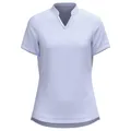 Women's Short Sleeve Tennis Polo Shirt V-neck Small Collar Training T-shirt Slim Fit Tshirts UV
