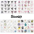 20Pcs/set Sanrio Kuromi Mymelody Tattoo Stickers Hello Kitty Cartoon Tattoo For Kids Birthday Gift