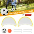 1 Set Portable Folding Football Goal Football Net Outdoor Soccer Training Goal Net Tent Kids Indoor