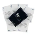 So Cards Conversation Starter - Questions Card Game for Adults & Families Couple Bedroom Excited