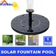 Solar Fountain Pump Energy-saving Plants Watering Kit Colorful Solar Fountain Solar Panel Bird Bath