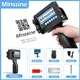 Handheld Inkjet Printer Gun 12.7mm with Fast-Drying Ink for Text QR Barcode Batch Number Logo Date