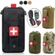 First Aid Kit Medical EDC Pouch Tactical Outdoor Medical Bag Tourniquet Scissors Waist Bag Military