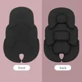 Simple Solid Color Newborn Baby Stroller Seat Cushion Pushchair Mat Safety Protection Pad Car