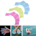 Webbed Swimming Glove Fins Silicone Swimming Fins Hands Flippers for Adult 1 Pair Fins Swimming