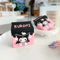 MINISO 3D Cute Cartoon Kuromi Cover per auricolari per Apple AirPods 1 2 3 Generation Airpods Pro custodia per cuffie Bluetooth Wireless