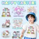 Easter Hello Kitty Printed Heat Transfers Stickes For Clothes Cartoon Sanrio Kuromi Cinnamoroll Iron