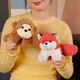 Cute And Interesting Cartoon Animal Plush Doll Fox Panda Monkey Dog Dinosaur Clap Ring Bracelet Doll