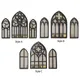 3Pcs Gothic Mirrors Wall Decor Baroque Wall Mirrors for Bathroom Living Room