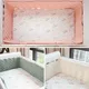 New Cotton Anti-collision Around Cushion Cot Infant Protector Bed Decor Thicken Baby Crib Bumpers