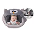 Cute Owl seggiolino di sicurezza per bambini specchietto retrovisore Cartoon Animal Car Seat Sight