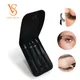 4PCs Eyebrow Tweezer Set for Women & Men Professional Slant Tweezers Tool with Case Precision