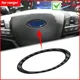 ABS Car Steering Wheel Logo Circle Trim Sticker Stainless Steel Stickers for Ford Ranger 2015 2016