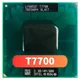 Intel Core 2 Duo T7700 SLA43 SLAF7 2.4 GHz Used Dual-Core Dual-Thread CPU Processor 4M 35W Socket P