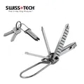 1PC Swiss EDC Tech 4-in-1 Multitool Folding Phillips Screwdriver Outdoor Tool Camping Gear Kit Mini